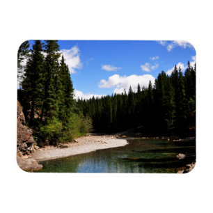 Canoe Meadows Kananaskis Canada Foto Magneet