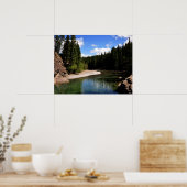 Canoe Meadows Kananaskis Canada Foto Poster (Keuken)