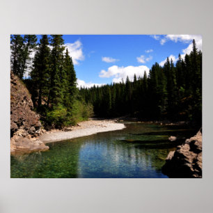 Canoe Meadows Kananaskis Canada Foto Poster