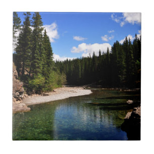 Canoe Meadows Kananaskis Canada Foto Tegeltje
