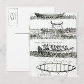Canoe of the Iroquois Briefkaart (Voorkant / Achterkant)