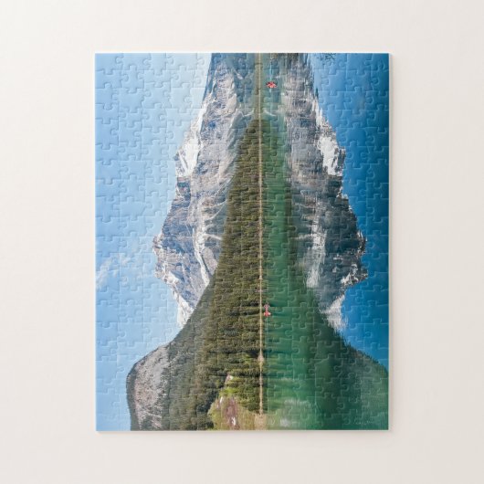 Canoe op het beroemde Emerald Lake - Yoho NP, Cana Legpuzzel (Verticaal)