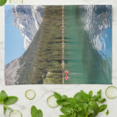 Canoe op het beroemde Emerald Lake - Yoho NP, Cana Theedoek (Gevouwen)