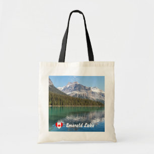 Canoe op het beroemde Emerald Lake - Yoho NP, Cana Tote Bag