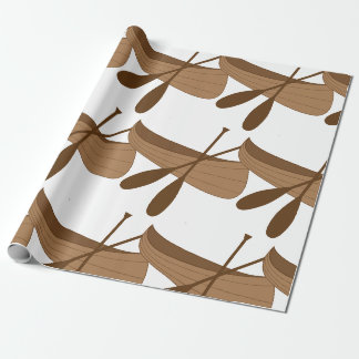 Canoe & Paddles Cadeaupapier