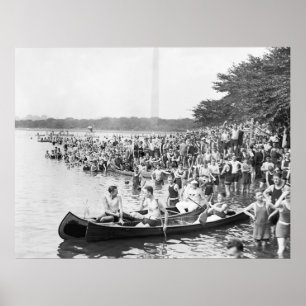 Canoe Regatta: 1924 Poster