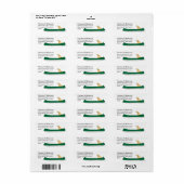 Canoe Retouradreslabel Etiket (Full Sheet)