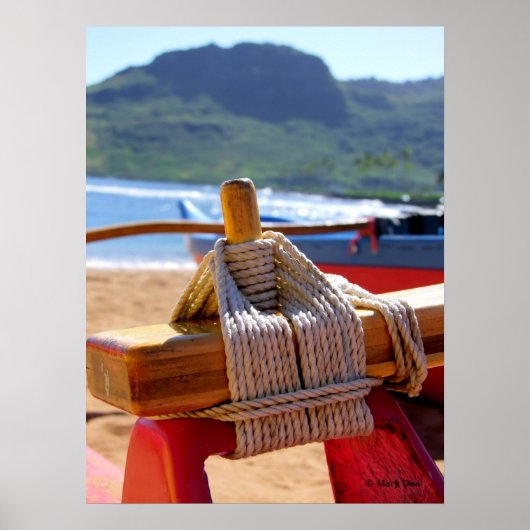 Canoe Rigging Poster (Voorkant)