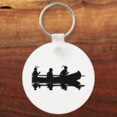 Canoe Silhouette Sleutelhanger (Voorkant)