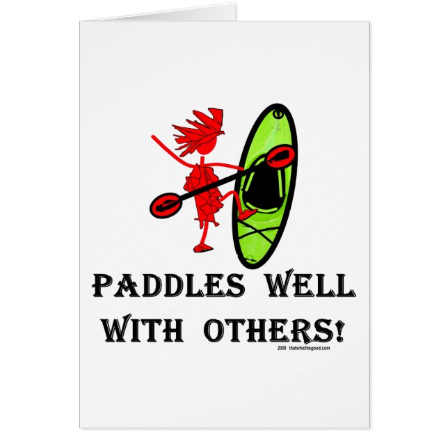 Canoe Slalom - Paddles well with other (Voorkant)