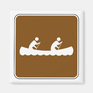 Canoe Symbool Bord Magneet
