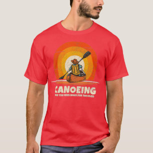 Canoeing Born voor de Funny Canoe T-shirt