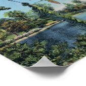 Canoeing, Echo Park, Los Angeles Poster (Hoek)