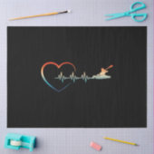 Canoeing Heartbeat Kayaking Tissuepapier (Craft)