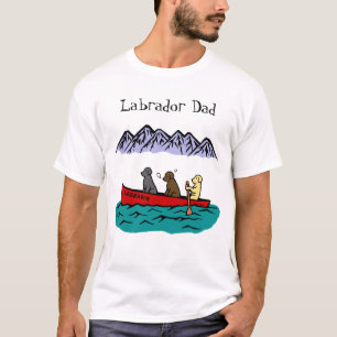 Canoeing Labrador Retrievers T-shirt