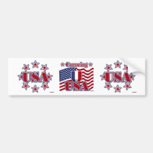 Canoeing USA Bumpersticker