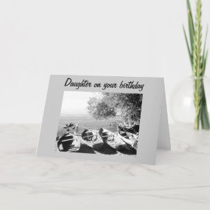 CANOEIST'S VERJAARDAG VOOR **DOCHTER** KAART