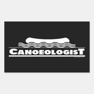 Canoeoloog Rechthoekige Sticker