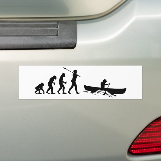 Canoer Bumpersticker (Op auto)