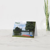 Canoës de carte de note (Devant)