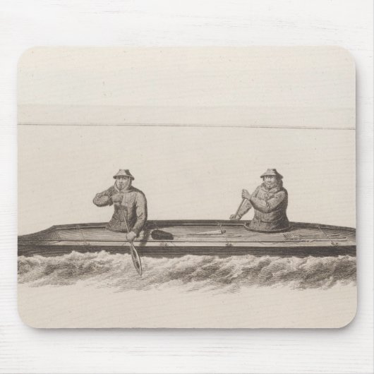 Canoes, Oonalashka, Alaska Muismat (Voorkant)