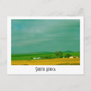 Canola Fields South Africa Landscape Briefkaart