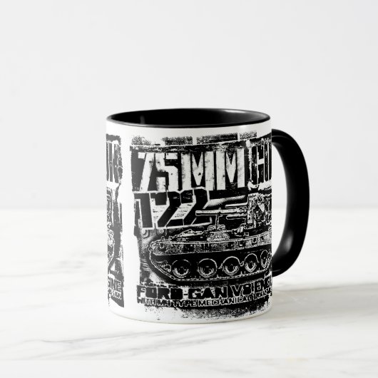 Canon 75mm T22 Mug (Devant droit)