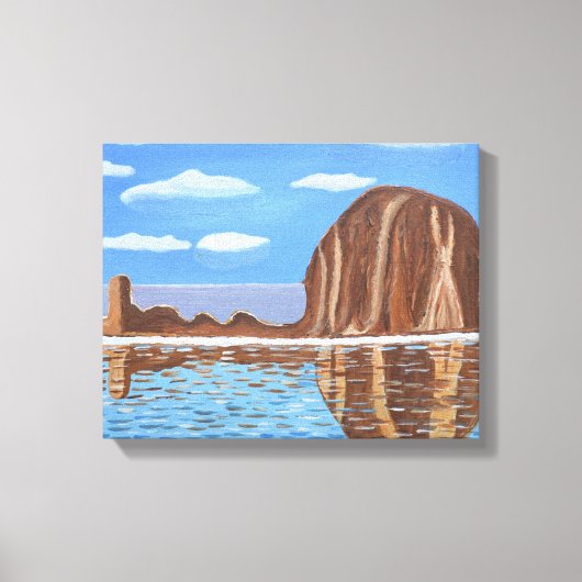 Canon Beach Oregon Canvas Afdruk (Voorkant)