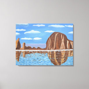 Canon Beach Oregon Canvas Afdruk