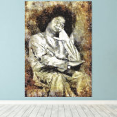 Canon Legends Sathya Sai Baba - Canvas Afdruk (Insitu (Houten vloer))