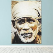 Canon Legends Shirdi Sai Baba - Canvas Afdruk (Insitu (Houten vloer))