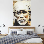 Canon Legends Shirdi Sai Baba - Canvas Afdruk (Insitu (Slaapkamer))