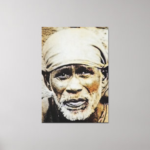 Canon Legends Shirdi Sai Baba - Canvas Afdruk