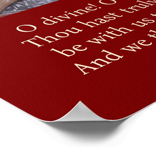 Canon pascal Ode 9 Troparion 1 affiche pour Pâques (Coin)