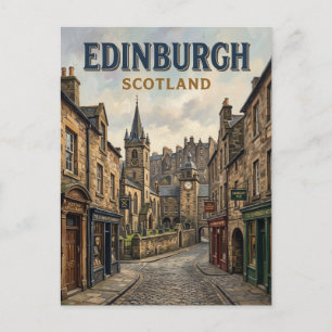 Canongate Edinburgh Schotland Briefkaart