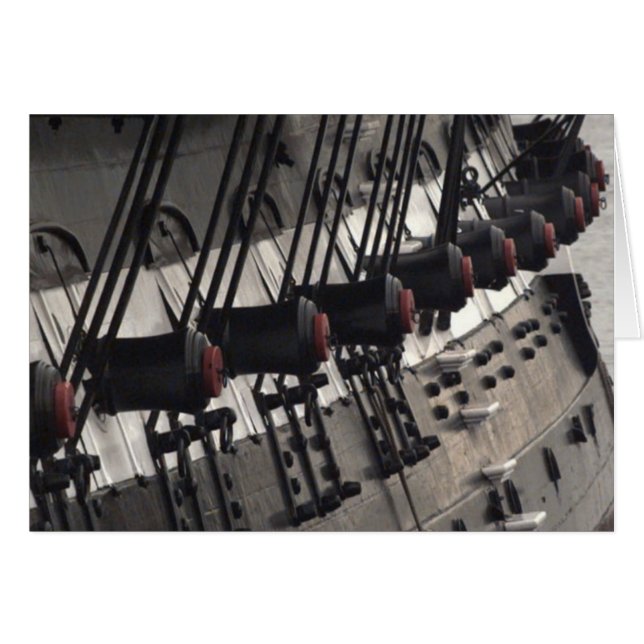 Canons de démarrage de la Constitution USS (Devant horizontal)