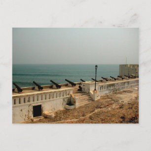 canons et carte postale océan