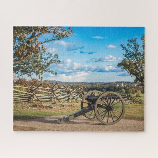 Canons in Gettysburg Legpuzzel (Horizontaal)