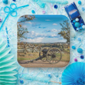 Canons in Gettysburg Papieren Bordje (Feest)