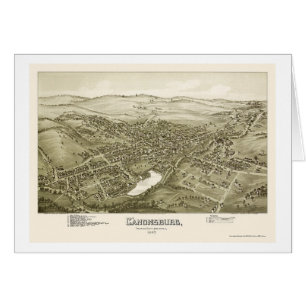 Canonsburg, PA Panoramic Map - 1897