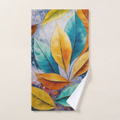 Canopée céleste | Conception Sun & Sky Leaf (Serviette à main)