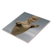 Canopische pot met beweegbare armen (klei) tegeltje (Zijkant)