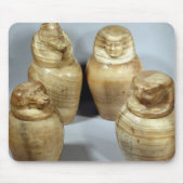 Canopische potten van Hor-ir-aa, saite (broodroost Muismat (Voorkant)