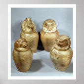 Canopische potten van Hor-ir-aa, saite (broodroost Poster (Voorkant)