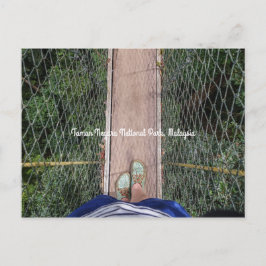 Canopy walkway Taman Negara National Park Maleisië Briefkaart