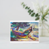 Canot de guerre indien | Emily Carr | Carte postal (Debout devant)