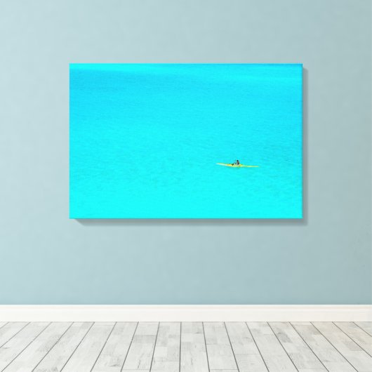 Canot Outrigger en toile Bora Bora imprimer (Insitu (Plancher de Bois))