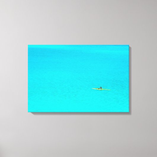 Canot Outrigger en toile Bora Bora imprimer (Recto)