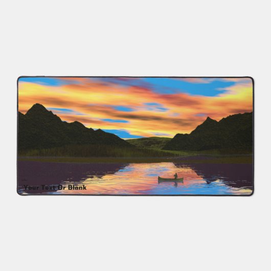 Canot Sur Sunset Lake (Recto)