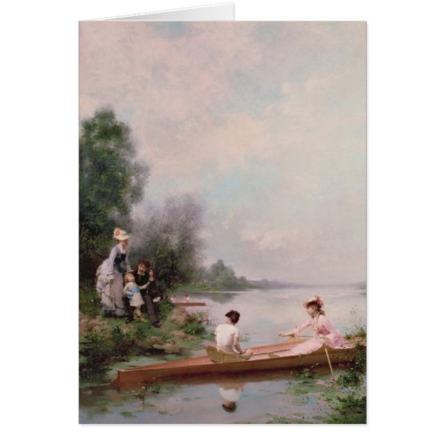 Canotage sur la rivière, 19ème siècle (Devant)